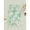 thumbnail image 4 of Qiylii Baby Boy Sleeveless Romper Newborn 0 3 6 9 12 Months Jumpsuit Summer Clothes ,0-12 Months, 4 of 8