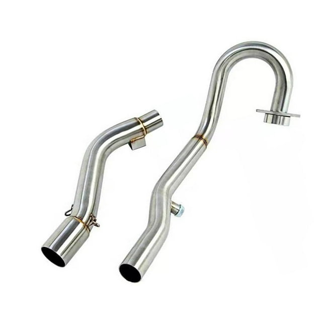 Tubo de medio deslizable frontal medio de material acero inoxidable 51mm apto para Crf250L Rally 12-21 enlace accesorios de tubería sistema de Cola Tubos de escape