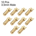 thumbnail image 3 of Unique Bargains 3.5mm Bullet Connector Gold Plated Banana Plugs Male 10pcs, 3 of 3
