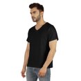 thumbnail image 2 of Inkmeso T-Shirt de Base à Col en V pour Homme, Manches Courtes, Uni, Coupe Régulière, en Coton, 2 of 7