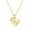 M, variant on 2024 Stainless Steel Gold 26 Letters Flower Necklace Adjustable Unisex Jewelry-B