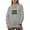 Heather Grey, variant on Realtor, I'll Be There for You, Real Estate Agent Quote, White Hooded Sweatshirt or Hoodie, Small