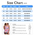 thumbnail image 5 of OCEAN BLUES Plus Size Women's Swimsuit Set for Women Tankini Top Swimwear with Shorts Two Piece Bathing Suit Size XL, 5 of 6