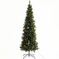 thumbnail image 2 of 7.5Ft Pre-Decorated Holiday Christmas Tree for Home, Office, Party Decoration, 2 of 4