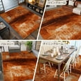 thumbnail image 6 of Burnt Orange 5x8 Area Rugs, Oil Painting Abstract Modern Vintage Non-Skid Rubber Backing Large Rectangle Rugs - Living Room Bedroom Home Office, Indoor Floor Mat Carpets Washable Rug, 6 of 9