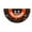 A, variant on 2pcs Halloween Bunting Flag 3 Stripe Half Fan Flag Bunting Banner Trick or Treat Halloween Party Decoration Outside Porch Garden Outdoor Yard Indoor Home