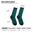 thumbnail image 2 of Rateoe Navy blue sparkling for Women Casual Calf Socks - Cute Crew Socks - Thin Soft Above Ankle Socks Size 5-11, 2 of 6