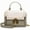 White, variant on Vintage Handbag for Women Embroidery Elegant Luxury Designer Shoulder Bag Contrast Color Winter New Fashion Girl Square Bag