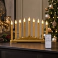 thumbnail image 6 of 9 Pack Timer‑Controlled Flameless LED Taper Candles, 6H ON 18H OFF Automatic Cycle Long Stick Candles with Dripping Wax Effect and Built‑in Base, Battery‑Operated for Christmas Home Decor, 6 of 6