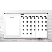 Calendar Month Magnets (Non-Abbreviated) by DCM Solutions (Black)