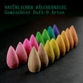 thumbnail image 3 of 300Pcs Backflow Incense Cones, Backflow Incense Incense Cones, Natural Incense Cones, Backflow Incense Sticks, Natural Aromatic Incense Cones, Mix 9 Different Scents Incense Cones, 3 of 5