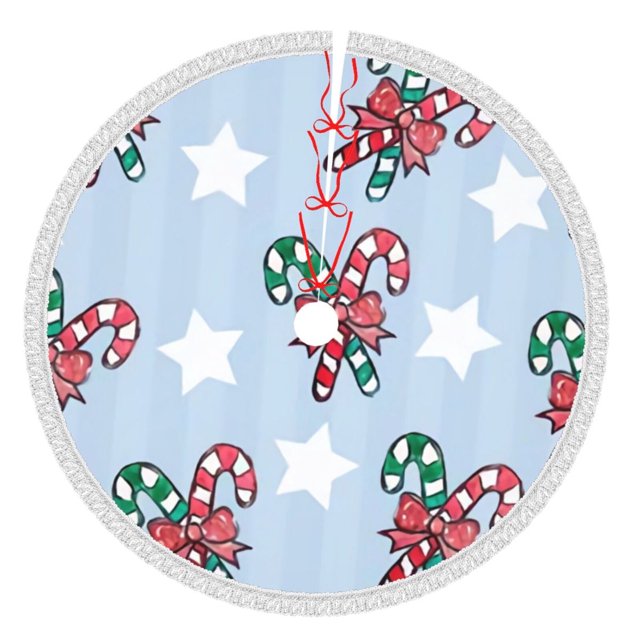 Faldas para árbol de Navidad de 48 pulgadas con texto "Merry Christmas", tapete para árbol de Navidad para vacaciones de invierno, falda para árbol de Navidad para decoraciones navideñas rústicas
