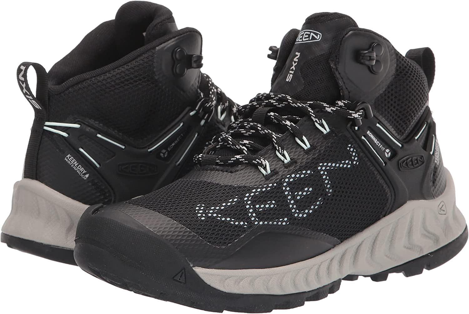 KEEN Women's Nxis Evo Mid Height Waterproof Fast Packing Hiking Boot