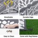 thumbnail image 3 of Alfombra de exterior Ilead, 152 x 244 cm, impermeable, reversible, gris, 3 of 9