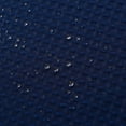 thumbnail image 3 of WPM No Hooks Required Navy Blue Shower Curtain with Snap-in Liner Waffle Weave Design, Hotel Style Waterproof & Washable, Mesh top Window Easy Snaphook Navy Blue Bathroom 54 inch wide x 80 inch long, 3 of 5