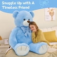 thumbnail image 4 of Peluche de peluche gigante Tezituor, 150 cm, de peluche, color azul, 4 of 5