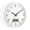 White, variant on 12" Wall Clock, Large Dial with LCD Display for Perpetual Calendar, White
