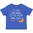 thumbnail image 3 of Inktastic I Love My Yaya to the Moon and Back Boys or Girls Toddler T-Shirt, 3 of 5