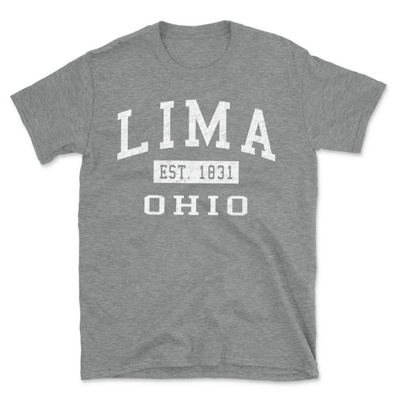 Lima Ohio Classic Established Men's Cotton T-Shirt