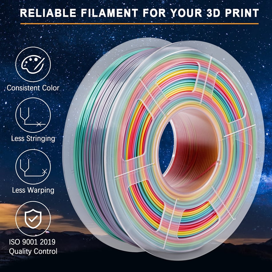PLA Colorful Filament 1kg 1.75mm 3D Printer Filaments for 3D Printers Pen Printing Material