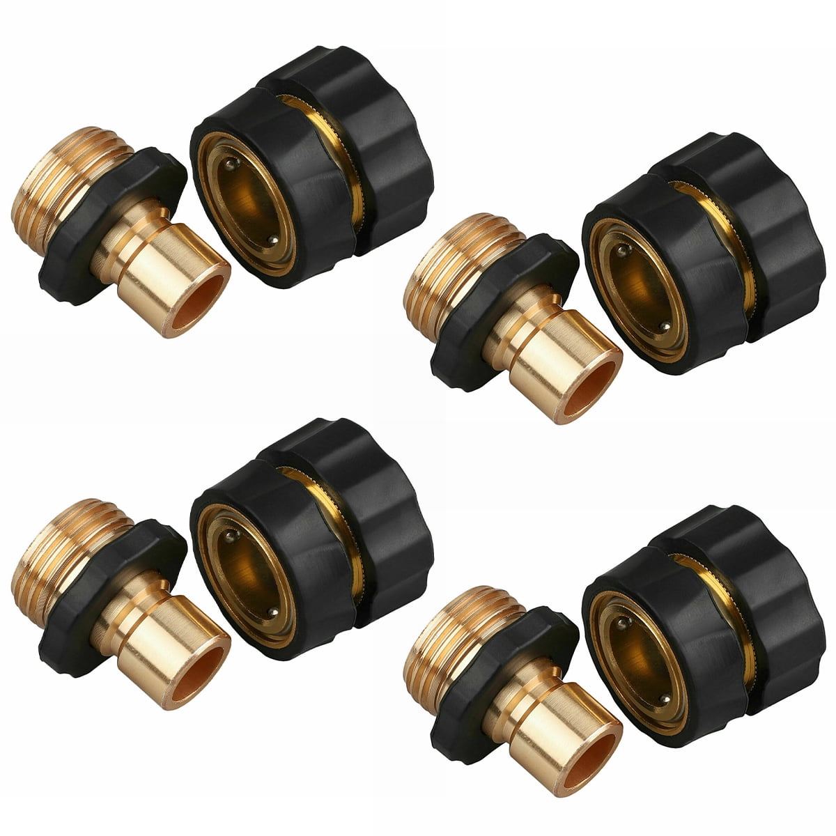 KAHEIGN Brass Garden Tap Adaptors Hose Expandable Stretch Fittings Tap 1/2 Inch 