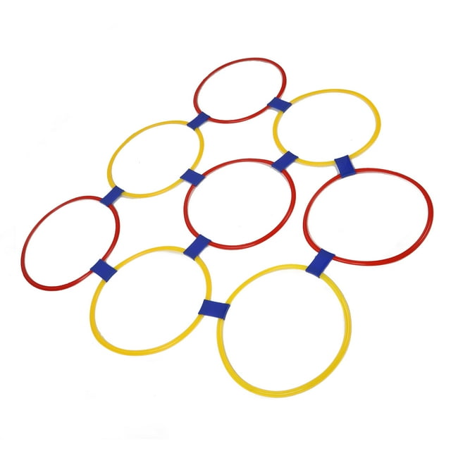 Kids Exercise Hoops for Hand Foot Coordination Developing Balance Abilities with 10PCS Plastic Sensory Training Hoop Rings for Sensory Training Physical
