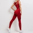 thumbnail image 2 of BLOCLOALO 2 Piece Lounge Set Sleeveless Tops Women's Sports Bra Tights Lifting Leggings Yoga Cropped Pants Sports Suit Tight Tank Tops Sweatpants and Sweatshirt Set Casual Lounge Sets Red Xl, 2 of 6