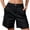 Black, variant on Iugvhana Cargo Shorts for Women Summer Casual Straight Leg Relaxed Fit Multiple Pockets Comfortable Durable Outdoor Hiking Travel Shorts Black L