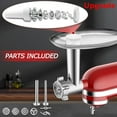 thumbnail image 3 of WinHolder Upgrade Food Meat Grinder Attachment For Kitchenaid Kitchen Aid Stand Mixer Set, 3 of 6