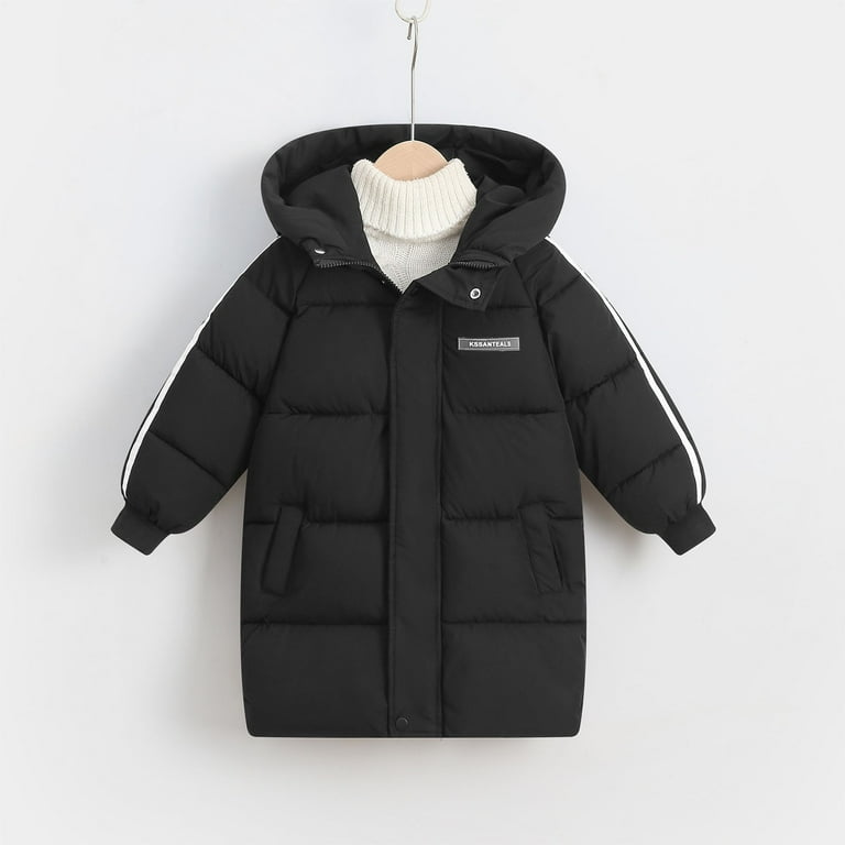 Boys Girls Fuzzy Fleece Jacket Full Zip Hooded Shearling Teddy - Main Image