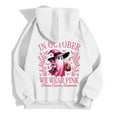 thumbnail image 5 of In October We Were Pink Hoodies for Women 2025 Cancer Awareness Halloween Hoodie Sweatshirt Pullover Tops, 5 of 6