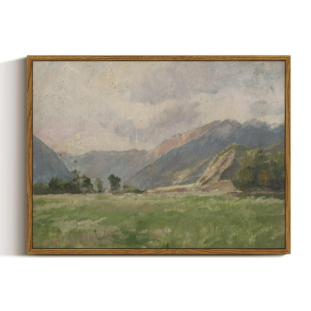 Cuadro mural en lienzo Simsea con paisaje vintage, 30 x 41 cm