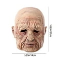 thumbnail image 2 of Party Halloween Party 9 Party Halloween Party 9 Party Halloween Party 9 Party Halloween Party 9 Party Halloween Party 9 Halloween Old Man Latex Headgear Stage, 2 of 3