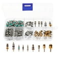 thumbnail image 1 of jinwen 134 en 1 Universel R134a valve Coeur Assortiment pour la Climatisation Automobile, 1 of 9