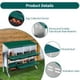 thumbnail image 3 of WhizMax Cajas Nido para Pollos, Caja Nido para Pollos, Caja Nido Enrollable con Patas, Cajas para Colocar Pollos, Caja Nido para Gallinas con Tapa para Gallinero, 8 Compartimentos, Verde, 3 of 7