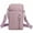 Lightpurple, variant on JANKS Women Small Crossbody Bags Nylon Over Shoulder Purses Zipper Closure Travel Purse Roomy Design for Phone and Essentials with Adjustable Strap