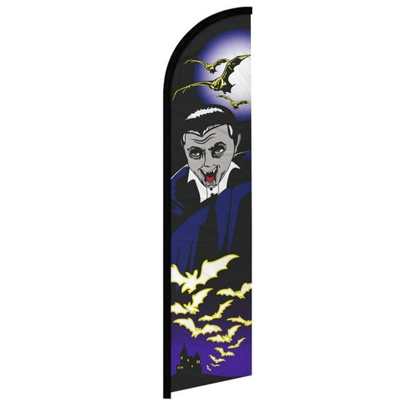 Halloween Vampire Windless Banner Flag
