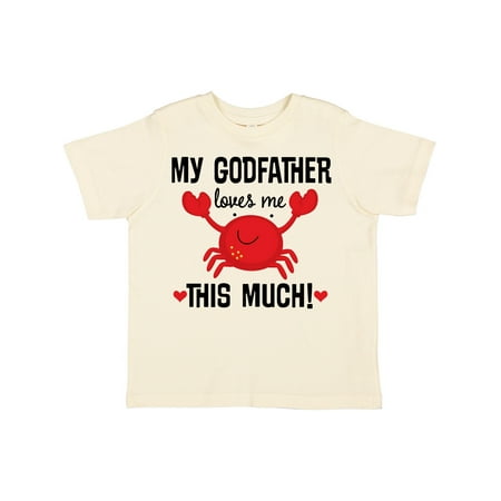 

Inktastic Godson My Godfather Loves Me Gift Toddler Boy or Toddler Girl T-Shirt