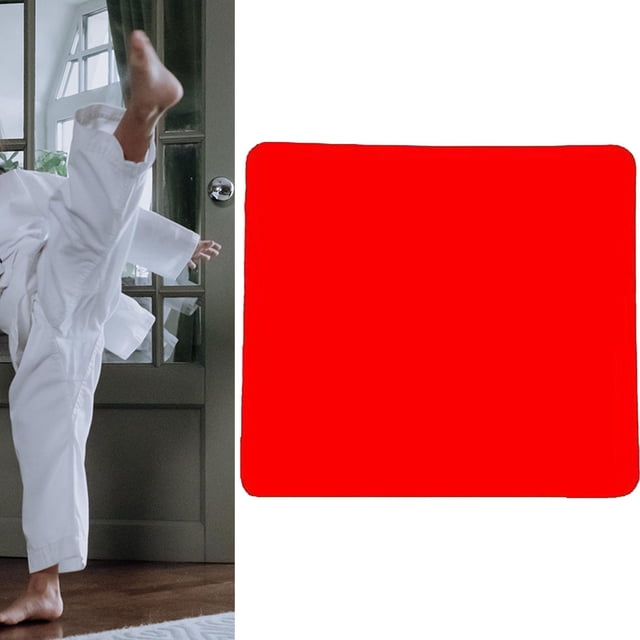Tabla de Rotura de Taekwondo Irrompible, Almohadilla de Espuma Fácil de Montar, Tabla de Entrenamiento Plegable para Golpear, Tablas para Romper Extre Rojo