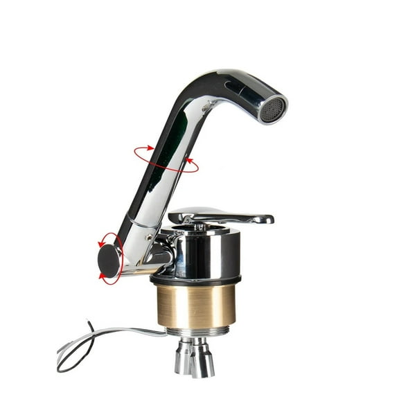 Motorhome Trailer Modification Parts Kitchen Bathroom Hot and Cold Folding Faucet 304 Stainless Steel Faucet RV Camper Accessori ,Versatile
