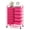 Hot Pink, variant on 15 Drawer Rolling Cart, Mobile Organizer Cart with Wheels - Art Supplies, School, Office, Home Storage - Black