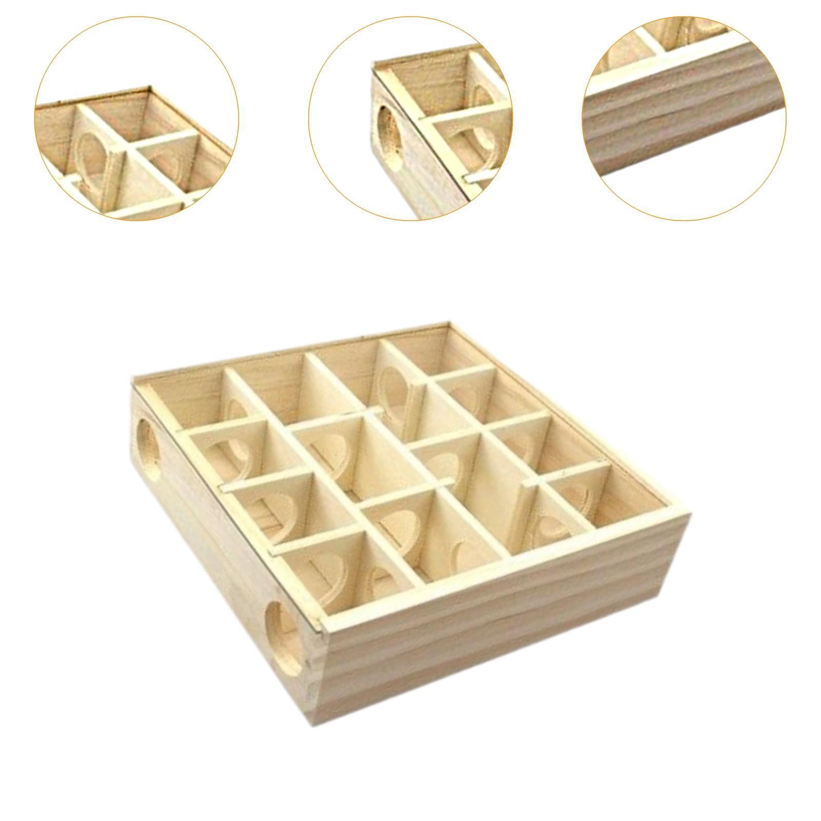 Serenable Maze Tunnel Toy Pet Habitats Sand Box Exploration Multi Chamber Hide Hamster House Playing Hideaway Hut Interactive Playground