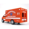 thumbnail image 2 of 5 inch Chicago Fire Department Red Ambulance Scale Model - Red, 2 of 2