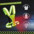 thumbnail image 5 of LED Reflective Safety Vest - High Visibility Reflective Vest - Unisex - Reflective Safety Harness for Night Outdoor Activities, Running, Cycling, Walking, 5 of 5