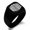 Black, variant on Stainless Steel Letter E Initial 3D Cube Box Monogram Engraved Engraved Square Flat Top Biker Style Polished Signet Ring