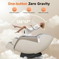 thumbnail image 2 of Upgo 4D Massage Chair Full Body, Zero Gravity Massage Chair with Heat and Foot Massage with Airbags, Kneading, Bluetooth, LCD Touch Control - Beige, 2 of 10