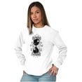 thumbnail image 4 of Hourglass Celestial Symbol Beautiful Plus Size Long Sleeve Graphic Tee Shirt Brisco Brands 2X, 4 of 5