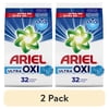 (2 pack) Ariel Laundry Detergent Powder, Ultra Oxi, Original Scent, 52 oz, 33 Loads