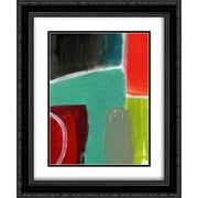 Intersection 38 2x Matted 20x24 Black Ornate Framed Art Print by Woods, Linda