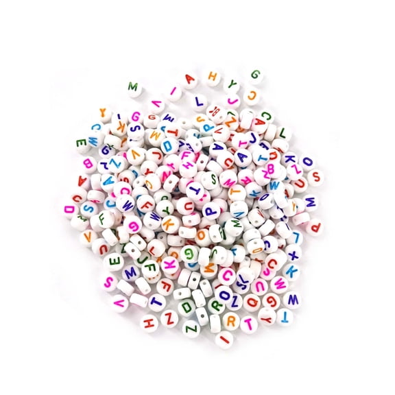 12 Packs: 340 ct. (4,080 total) Colorful Alphabet Round Beads by Creatology